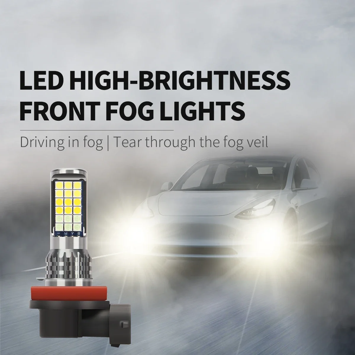 

1 шт. H11 светодиодная лампа автомобильные противотуманные фары 12-36 В 36SMD супер яркие 3 цвета дневные фары для бега автомобиля грузовика Plug and Play