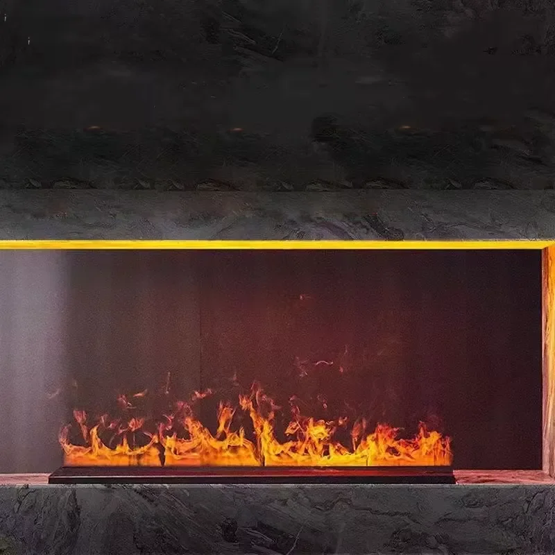 For Best Price Steel Fireplace European Modern Wall Mounted Electric Fireplace