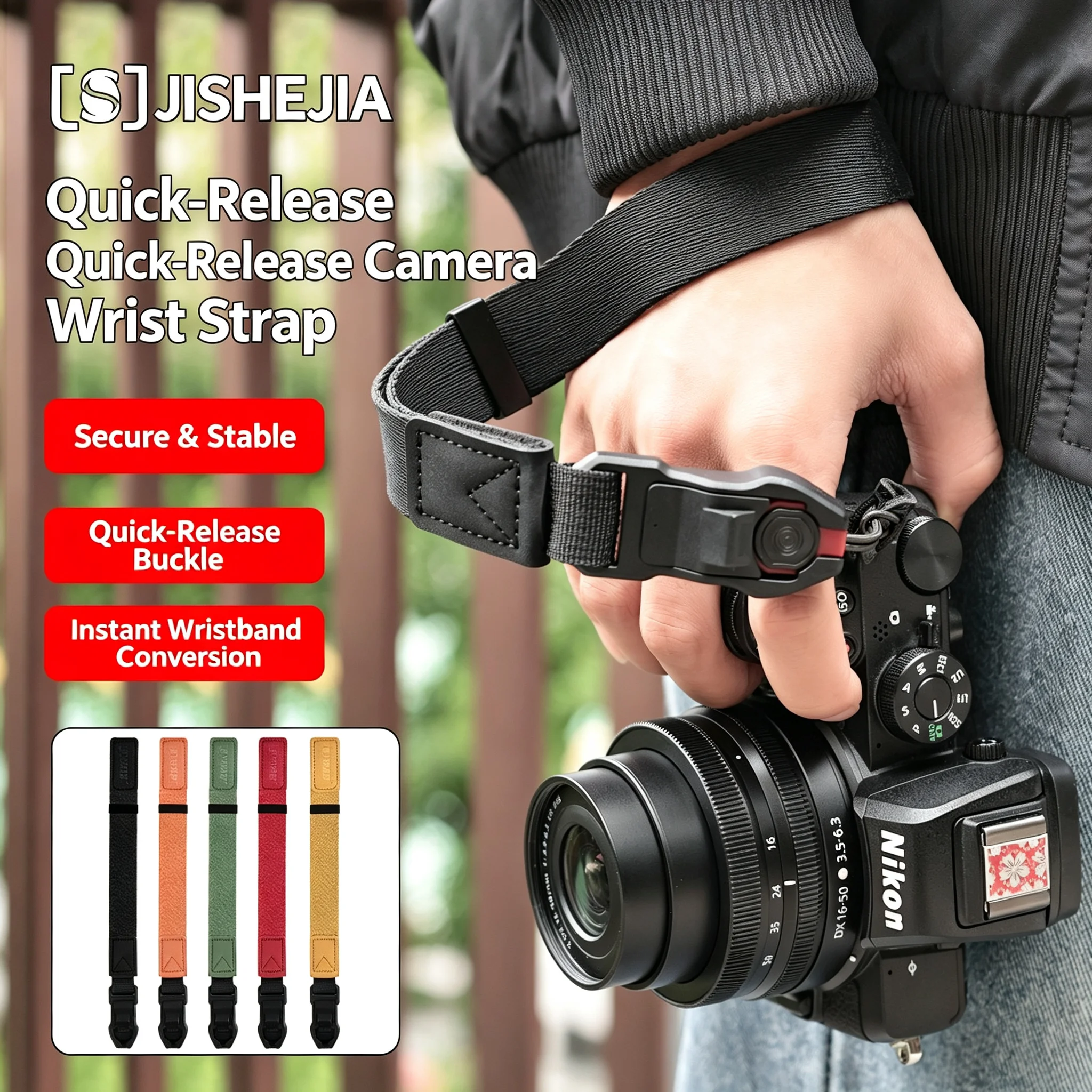 Camera Magnetic Wrist Strap for Sony Canon Fuji Panasonic Leica  Quick Release PD Wristband Compatible with XT30 III XM5 Accesso