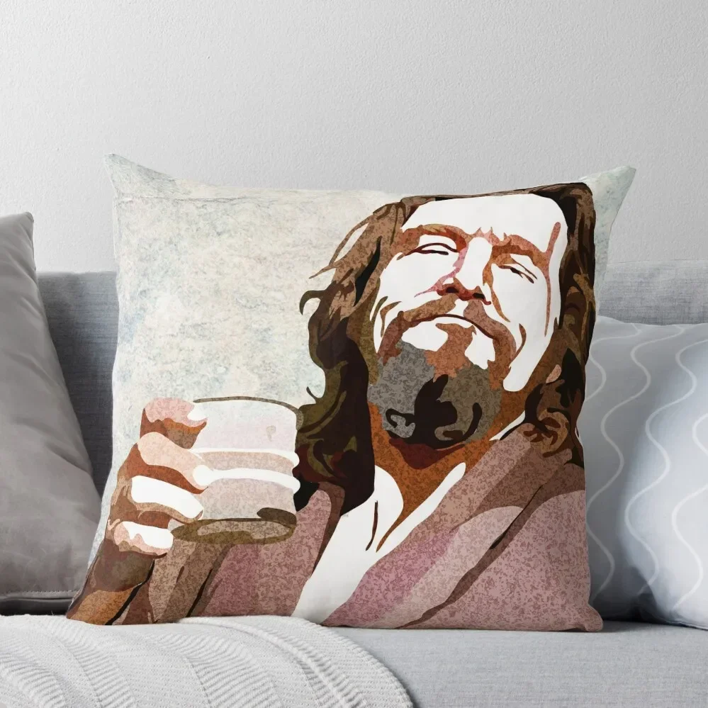 Big Lebowski DUDE Portrait Throw Pillow Pillows Aesthetic Cushions For Decorative Sofa Pillow