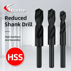 ABAOTE-HSS Twist Broca com Haste Reduzida, Revestimento Nitreto, Cortador de Furos para Madeira e Metal, Pistola de Perfuração, 13mm-50mm