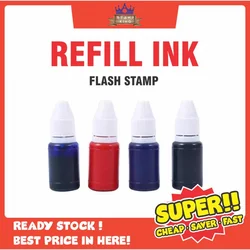 Rubber Stamp Refill Ink Flash Stamp for ink name chop cop ready stock