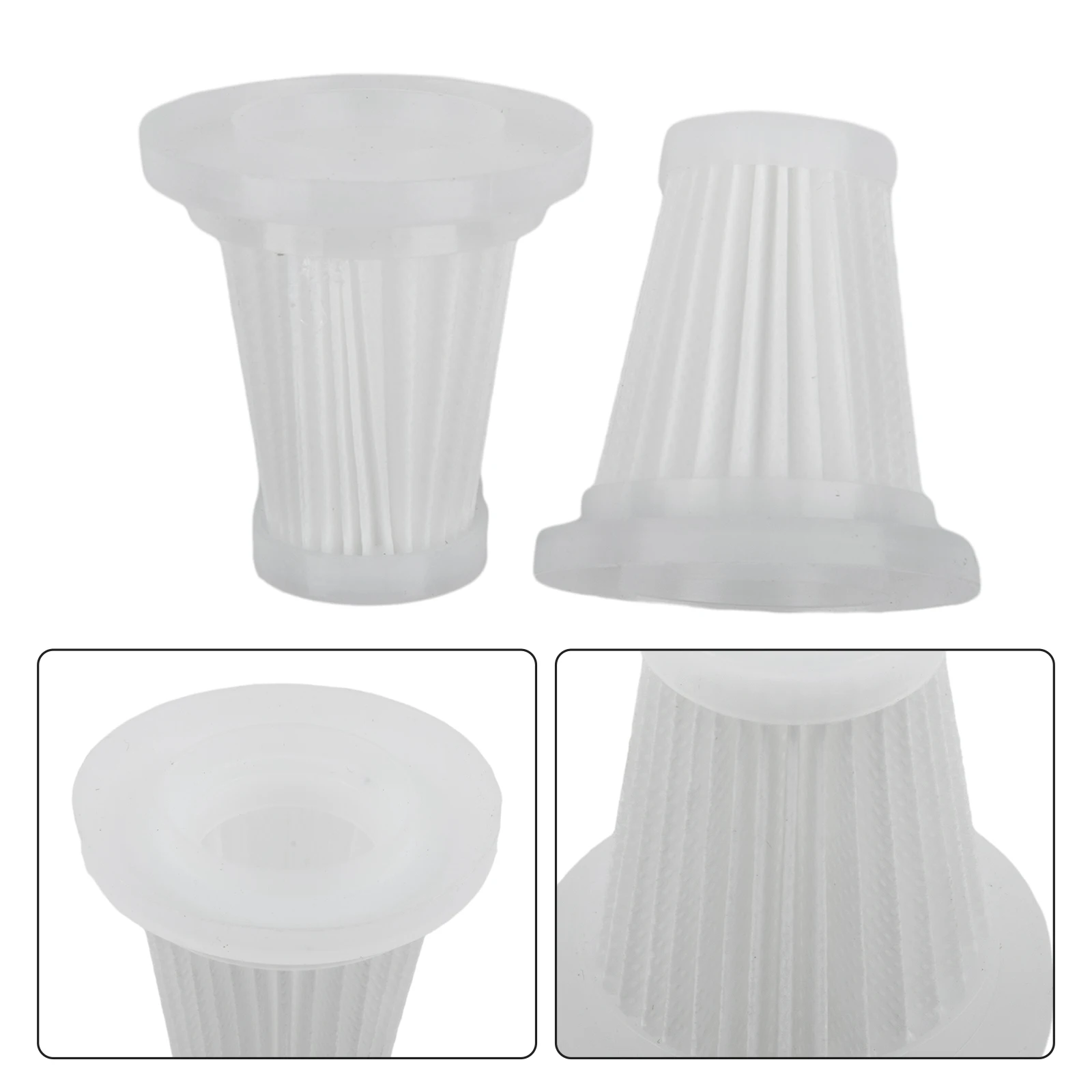 2/3/5 Pcs Reusable  Car Vacuum Cleaner Filters  Replace Accessories Washable  Filters Handheld Vacuum  Cleaner Accessories