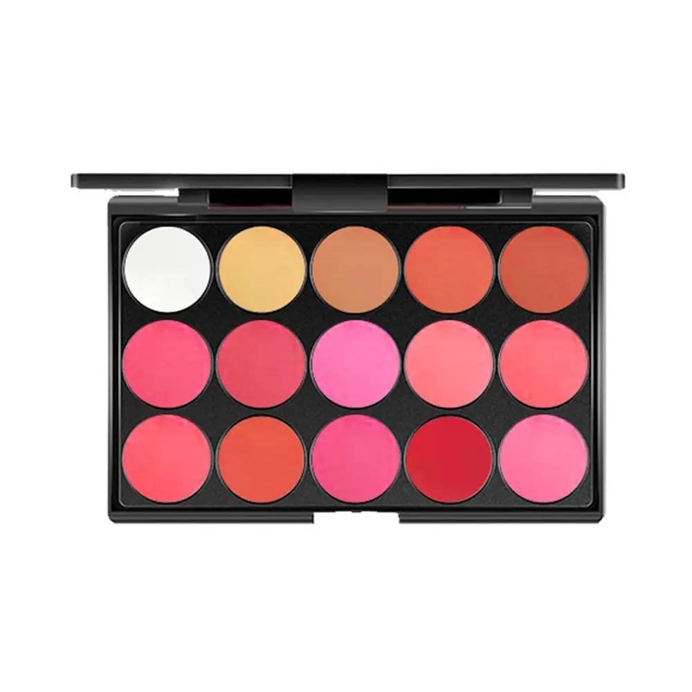 

Non-Sticky Cup Matte Lipstick Palette Waterproof Moisturizing 15 Color Lip Gloss Palette Nude Pink Long Lasting Lips Makeup Tool