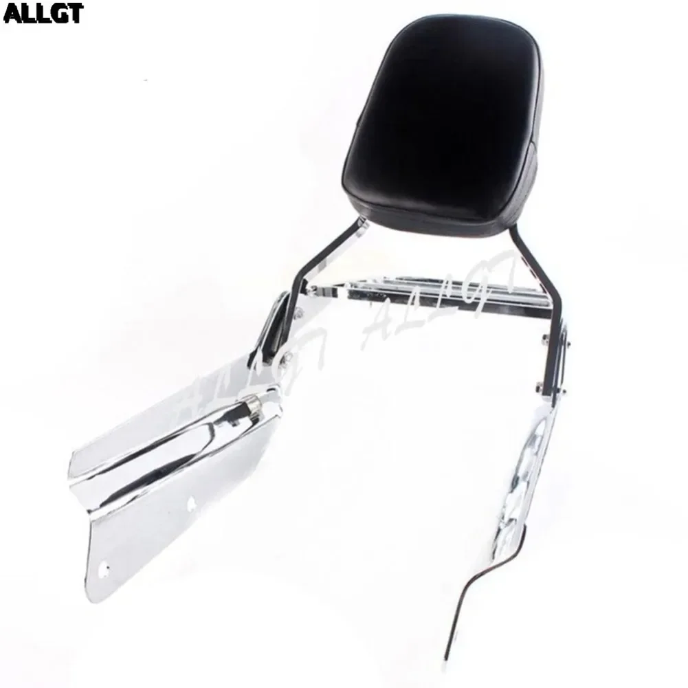 ALLGT Sissy Chrome Bar Backrest For HONDA VTX1300 2003-2006 & VTX1800 2002 2003 20004 2005 2006 2007 2008