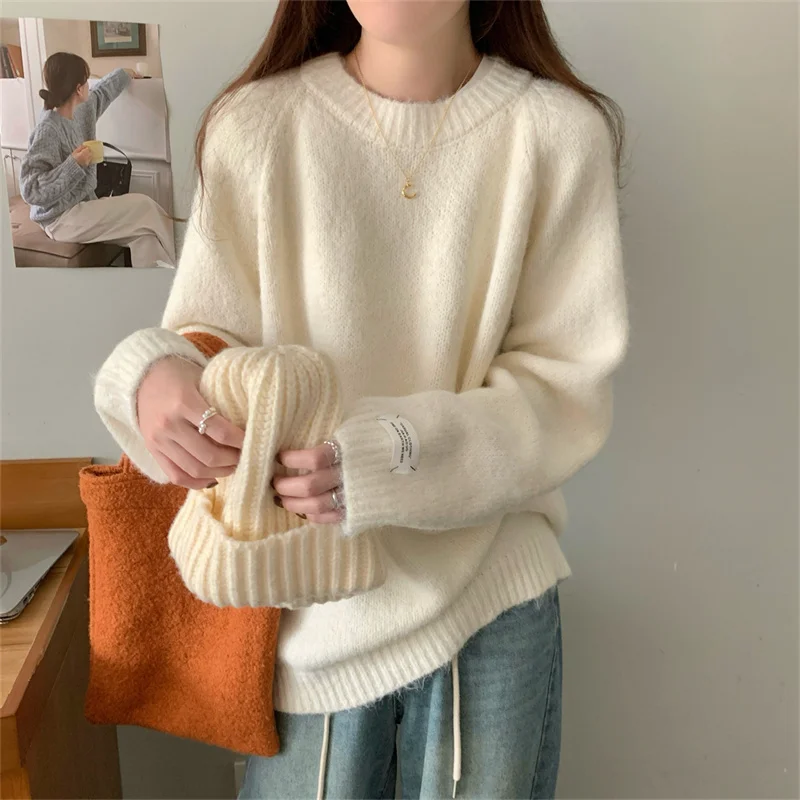 

Зимний женский вязаный свитер Thiened Overhead Sle Long Sve round Ne Regular Length Guangdong Dongguan Daliang