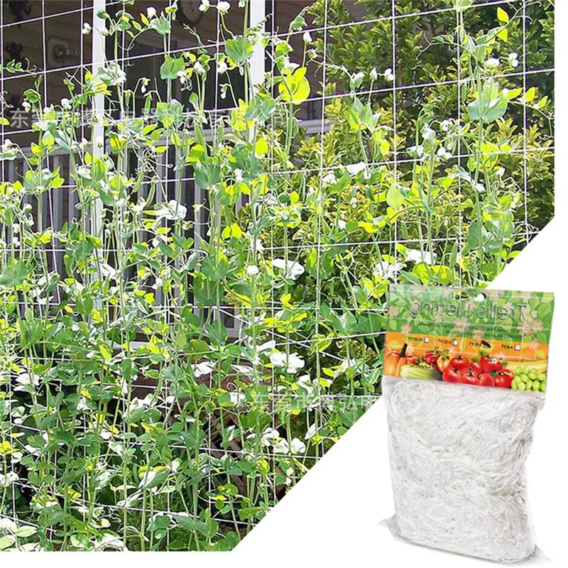 Plant Climbing Net Mesh Loofah Netting For Morning Glory Vine Flowers Garden Plants Climbing Net Cucumber Vine Grow Holder