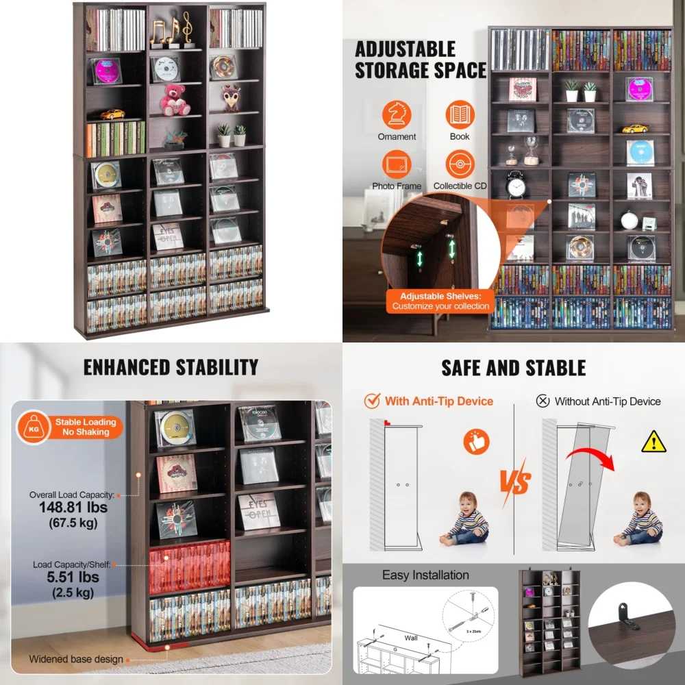 Cd Racks9 Tier Adju… - image