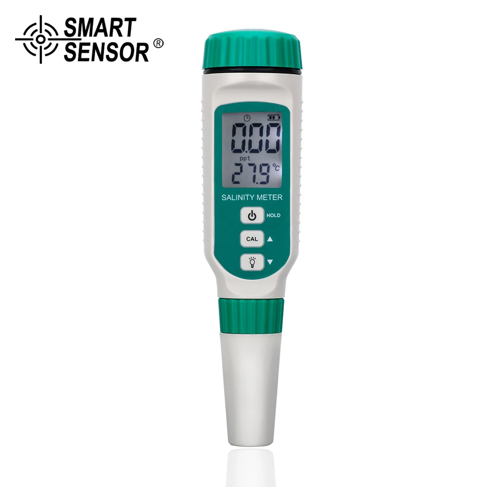 

Smart Sensor AR8012 Digital Salinity Meter Tester Pen Food Beverages Salt Content Water Quality Test Measurement Salinometer