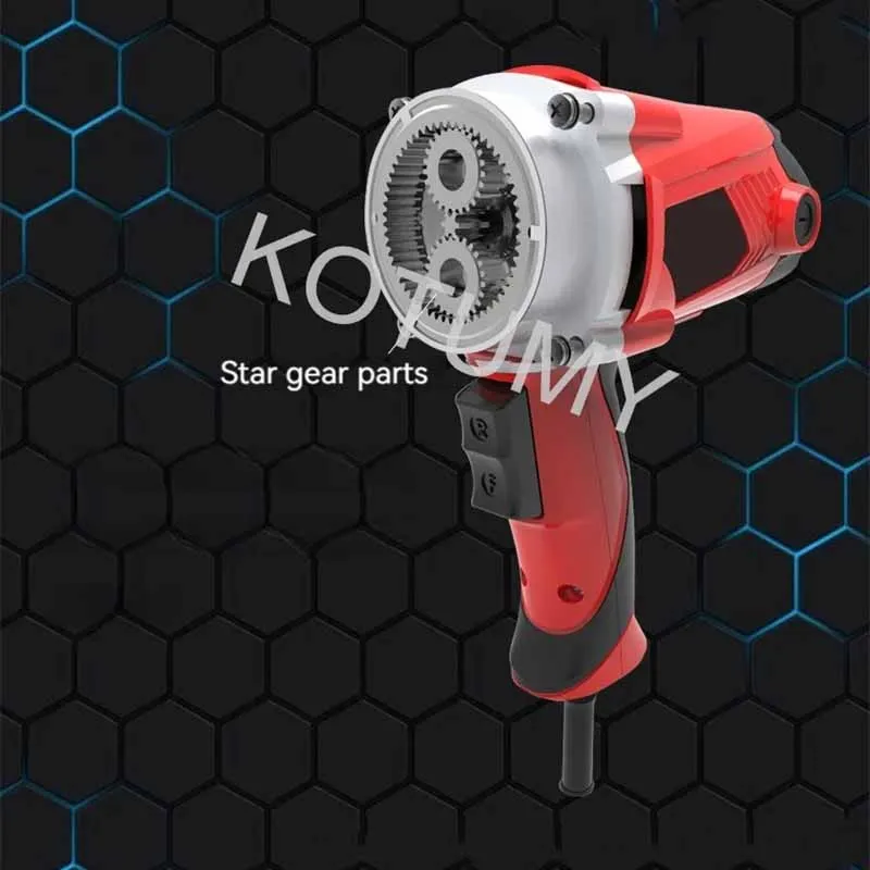 KOTUMY Impact Wrench Electric Wrench Tool Auto Repair Electric Jackhammer Suitable High Torque Socket 220V 500Nm 1100W
