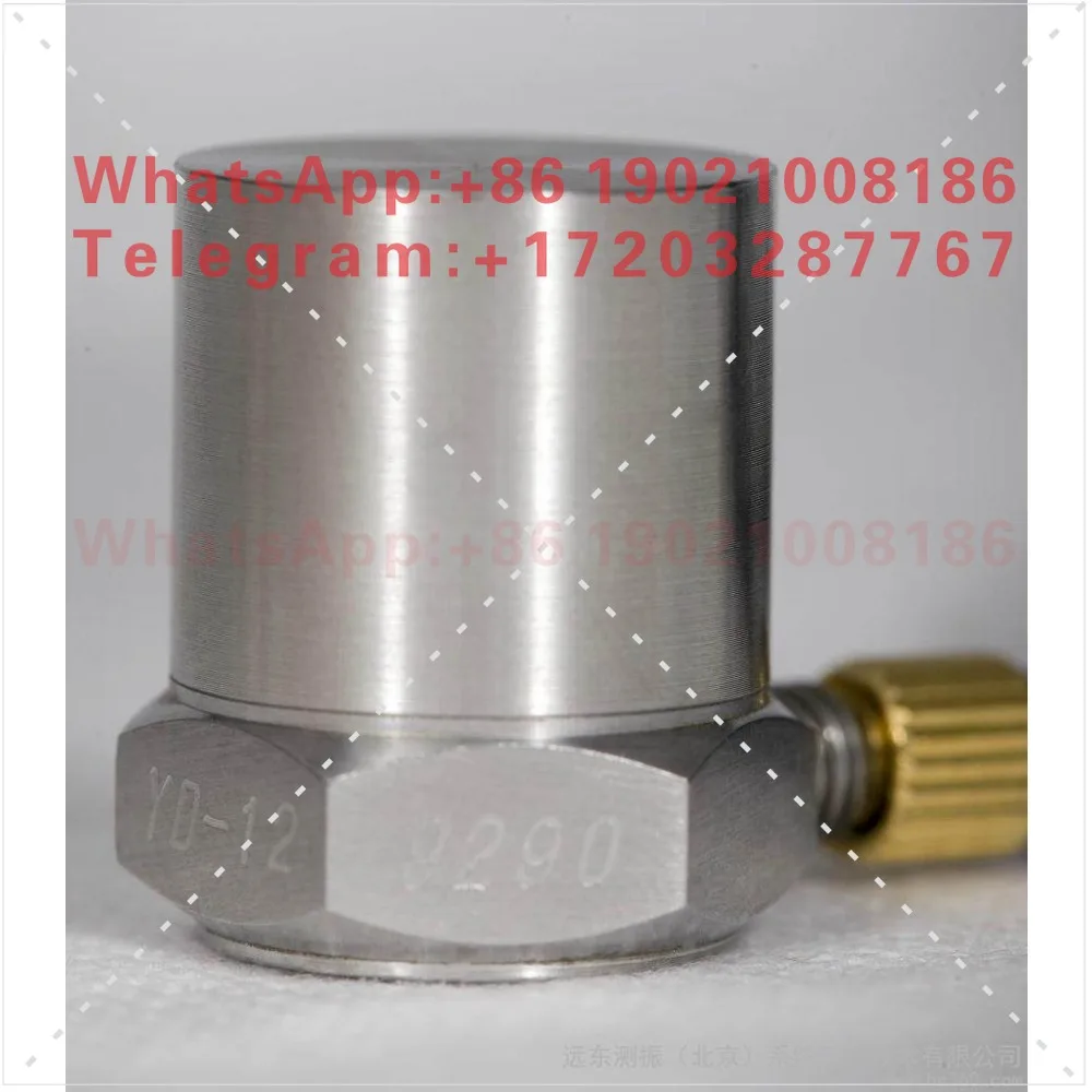 Piezoelectric acceleration sensor YD 12 metal package, high sensitivity, charge type 2000g hot sale