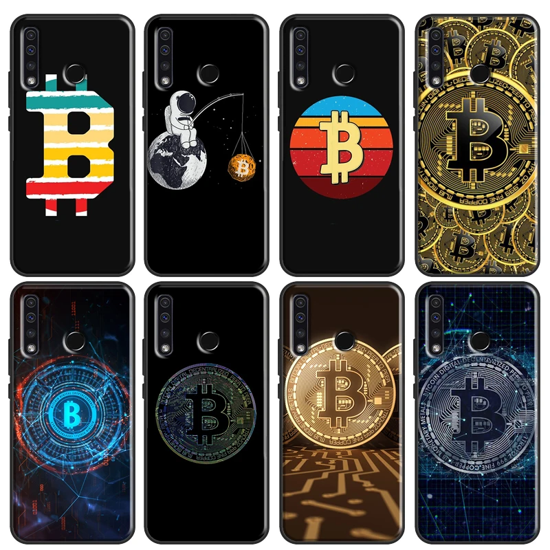 Bitcoin BTC Soft For Huawei Honor 7C 4C 6C 7A Pro 8 9 10 20 10X Lite 8A 9A 8S 7S 6X 9X 8X 10i Case