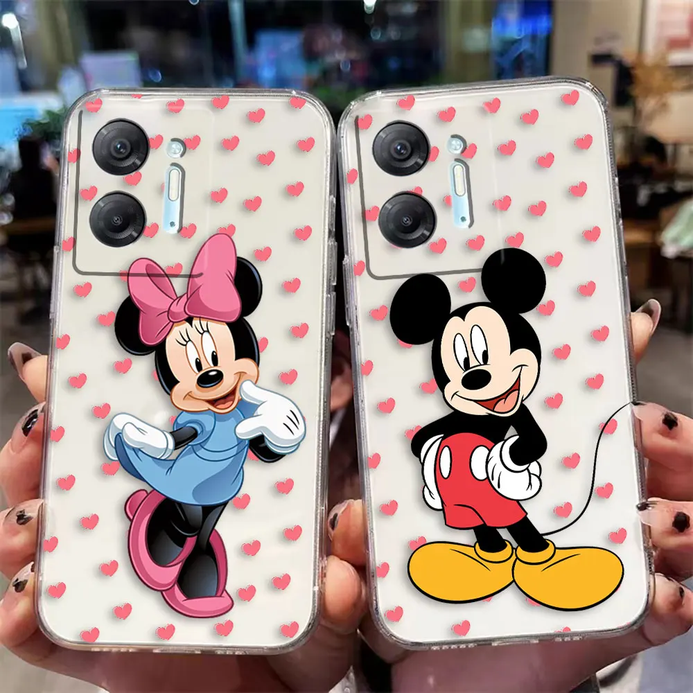 

Clear Phone Case For Infinix HOT 9 10 11 12 12i 20 20s 30 POVA 2 3 4 PRO PLAY Case Funda Shell Mickey Minnie Mouse Anime Cartoon