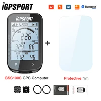 IGPSPORT-odómetro BSC100S ANT + GPS para ciclismo, ordenador para montar en bicicleta, velocímetro inalámbrico, soporte de potencia, pantalla grande de 2.6 pulgadas