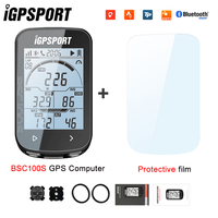 iGPSPORT BSC100S ANT+ GPS Odometer Cycling Bike Computer Riding Wireless Speedometer Support Powermeter 2.6 Inch large screen