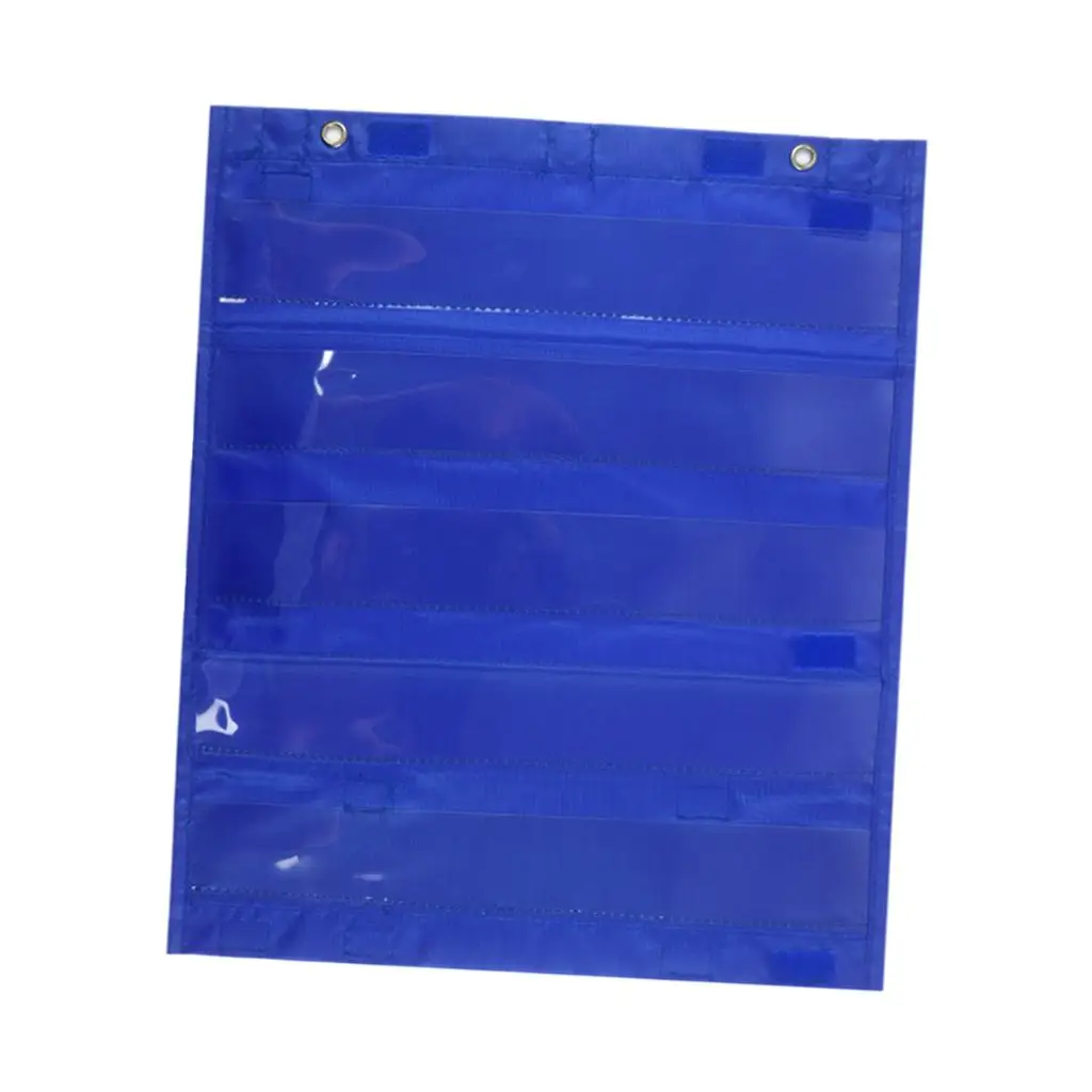 Daily Schedule Pocket Chart for Classroom with Dry Erase Cards Bag Wall Mounted Magnetic Hanger for Teacher Organization
