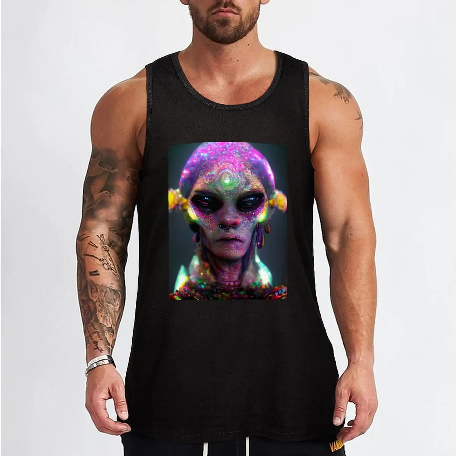 Cosmic Being From Another Dimension Tank Top T-shirt for fitness anime clothes Gym man summer