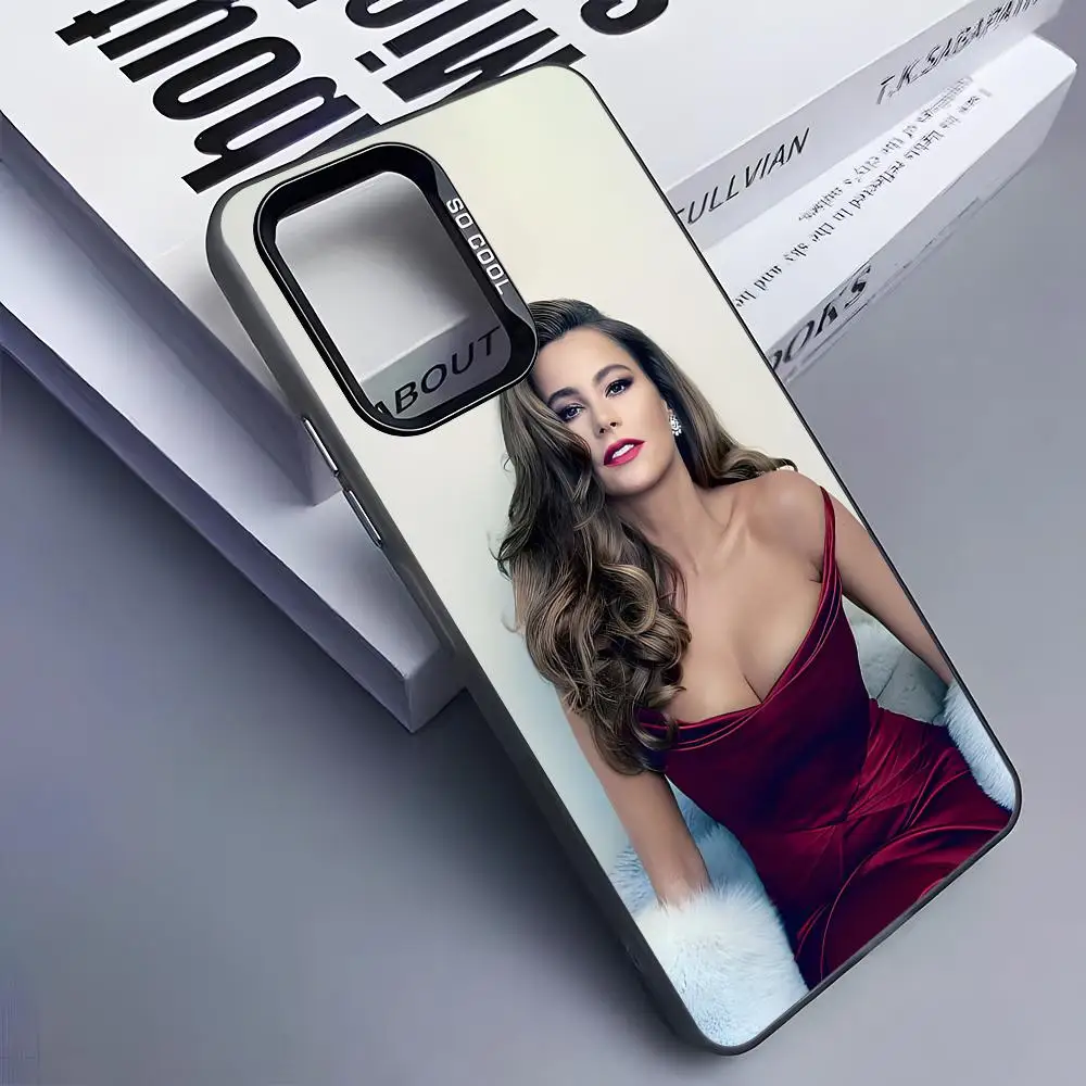 Sofia Vergara Phone Case for Samsung Galaxy A57 56 55 54 52 37 36 35 34 27 26 25 17 16 5G Colorful Silver Cover