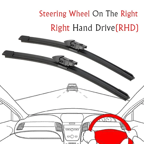 Автотовары Щетки стеклоочистителей стеклоочиститель дворник car wiper blade for Subaru Impreza 2017 2018 2019 2020 2021 26"+16