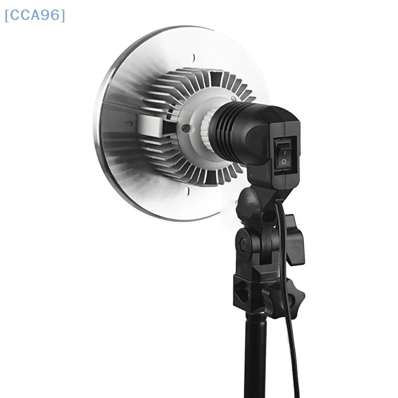 【CCA96】E27 цоколь переменного тока, держатель лампы с одной головкой, крепление для лампочки для фотосъемки с кабелем 1,8 м, подставка для лампочки