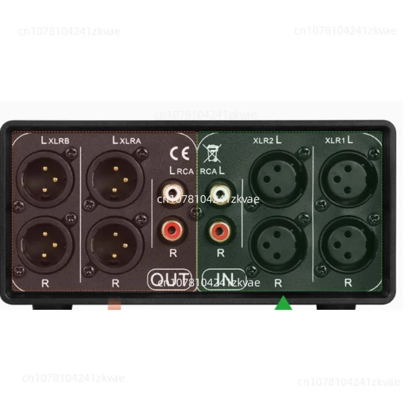 3-In-3-Out  Balanced  Stereo Converter Selector Distributor Audio Switcher