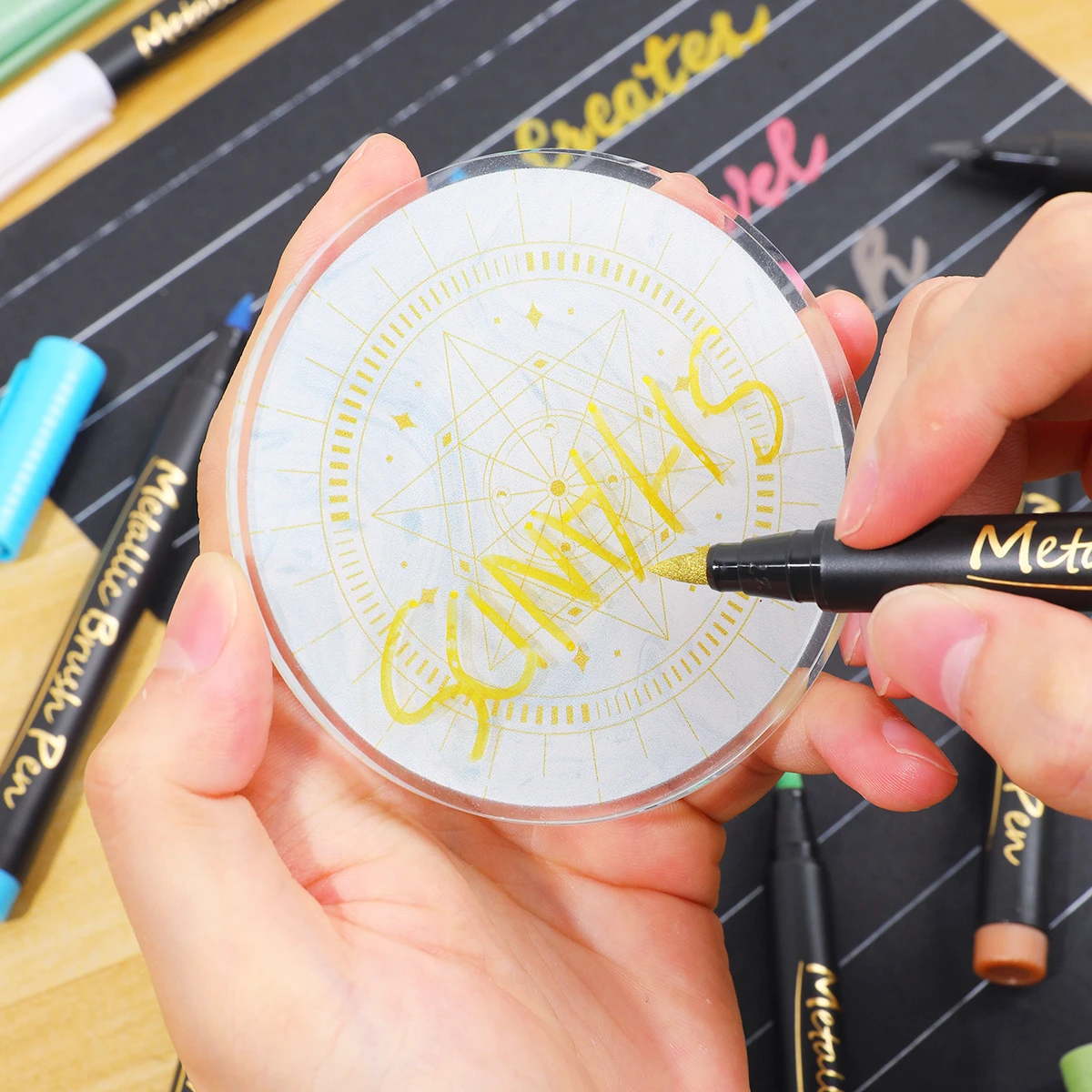 ปากกามาร์กเกอร์กลิตเตอร์เมทัลล - Art Craft Mother'S Day บทวิจารณ์และราคา