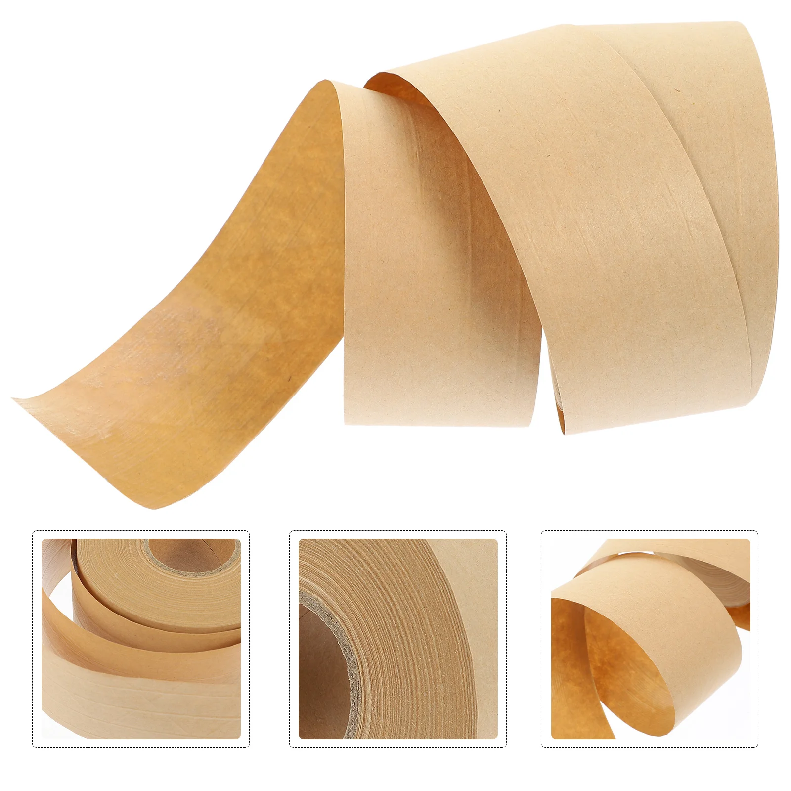 

1 Roll Water Activated Paper Wet-Activated Sealing Tape For Carton Box Packaging Diy Framing Multi-Function Household Use