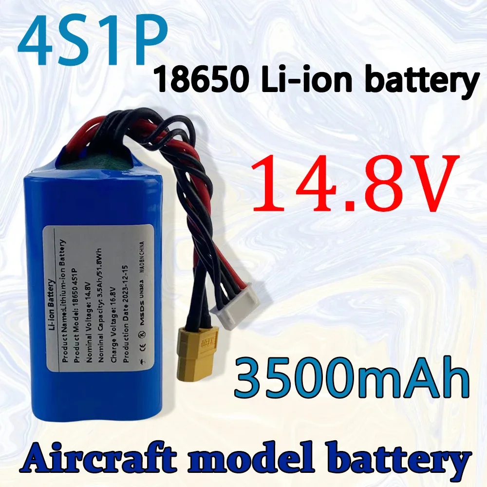 4s1p Lipo Battery 50C 2200mAh 14.8V Lipo Battery with XT60 Connector for RC Airplane Helicopter Quadcopter RC Car Truck Boa