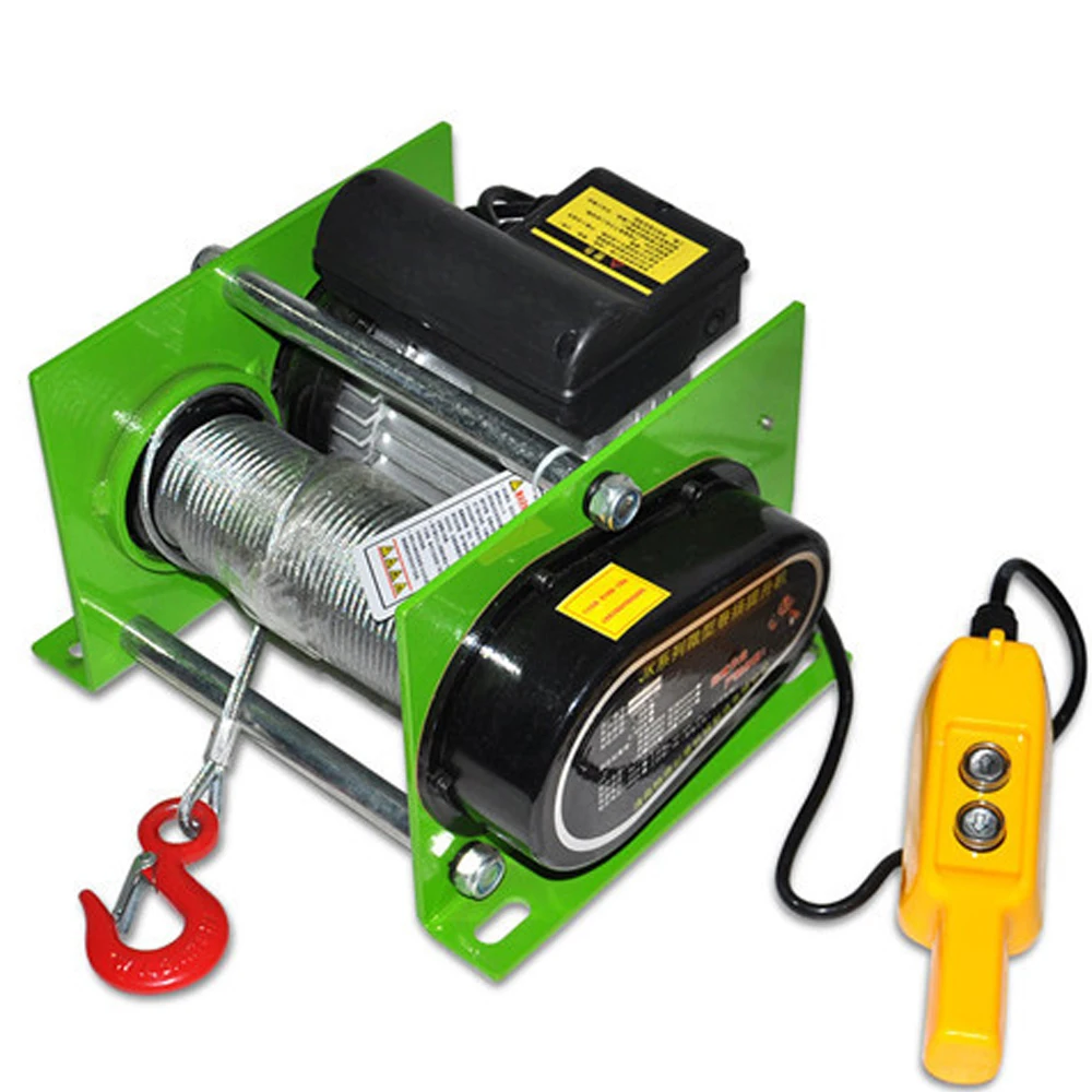 

220V/380V German-style hoist heavy duty 1 ton small electric hoist wireless remote control crane fast lift lifting crane