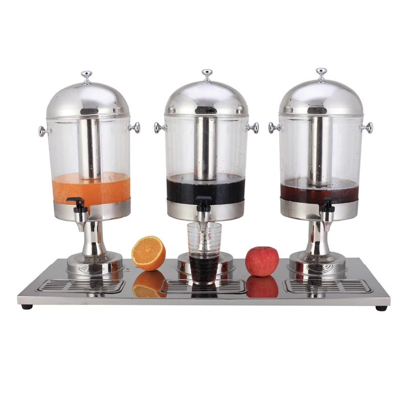 Linkrich Stainless Steel 8L 16L 24L Cool Beer Juicer Beverage Drink Dispenser With Tap for Restaurant Hotel Buffet Party