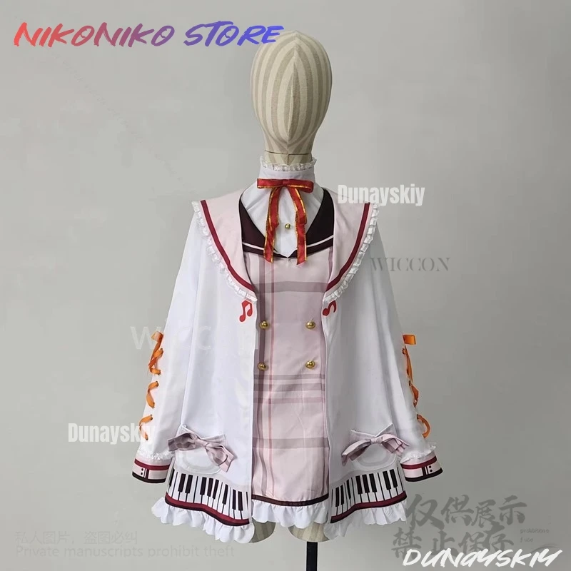 Anime Vtuber ssiOtonose Kanade Costume Performance Abito in pizzo Parrucche Lolita per ragazze Donna Party Idol ssi