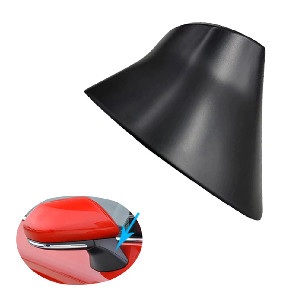 Garden Indoor Base Cover Plastic Right Triangle Black Parts Accessories Rearview Mirror Replacement For Toyota