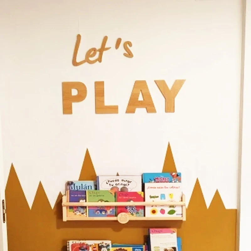 

Custom Playroom Wall Decor Let's Play Sign Playroom Sign Kids Playroom Sign
