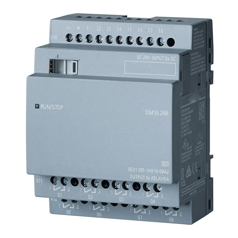 

Brand New Original PLC DM16 24R expansion module Relay 8 Digital Input/8 Output 4TE for Logo 6ED1055-1NB10-0BA2