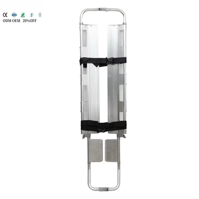 

Factory Direct Supply Aluminum Shovel Stretcher Medical First Aid Folding Shovel Stretcher Multifunctional Stretcher