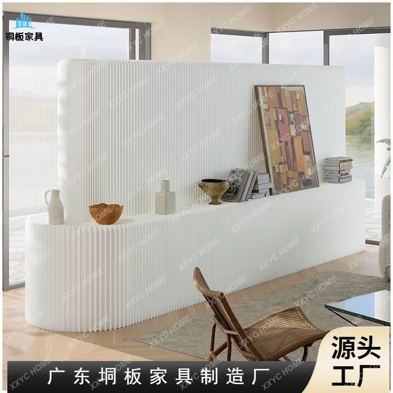 LScreen partition living room block office shopping mall telescopic display stand