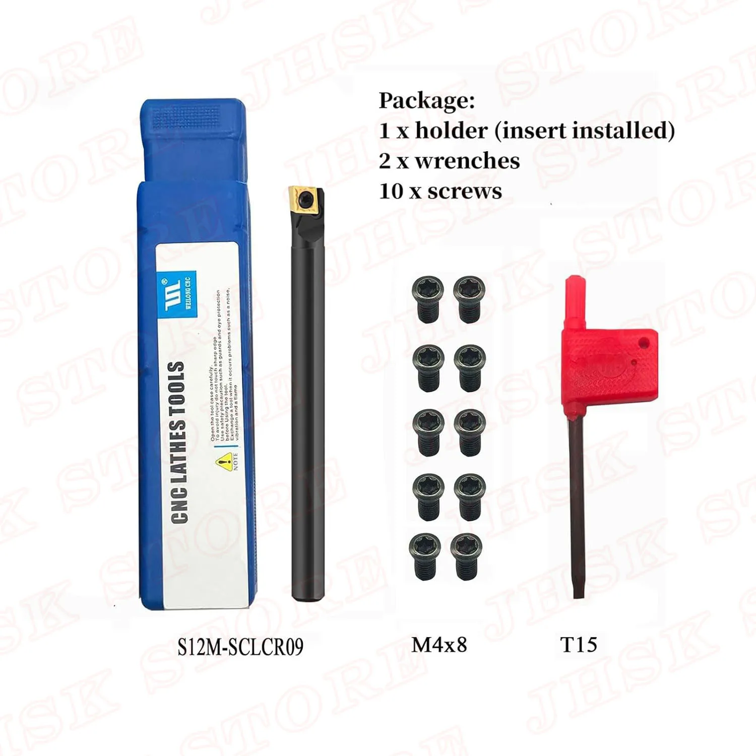 Portaherramientas de torneado de espuma de Metal Indexable, barras de perforación con insertos de torneado de carburo CCMT09T304/CCMT32.51, 1/2 pulgadas