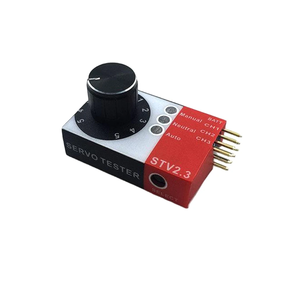 

RC Servo Tester 4.8V-6V Compact ESC Speed Controller Manual Automatic Dual Mode for Brushless Motor Ducted Fan Model Aircraft