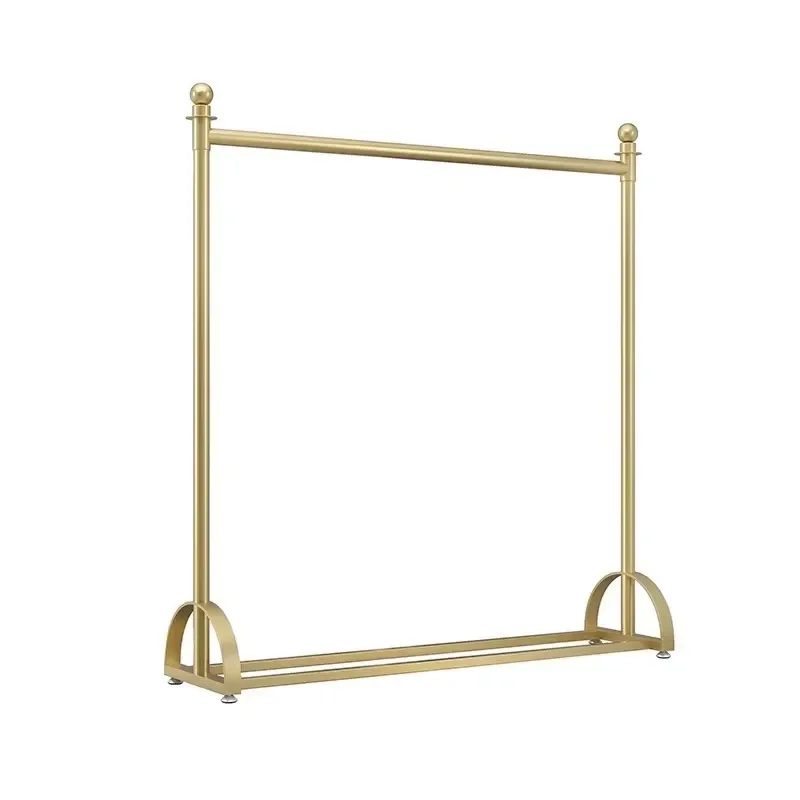 Durable and sturdy metal single indoor hanger, space-saving hanger rack, suitable for clothing stores, bedrooms, living rooms