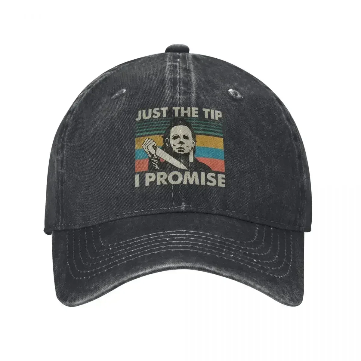 Classic Michael Myers Kill Baseball Caps Men Women Distressed Washed Headwear Halloween Horror Movie Unstructured Soft Hats Cap