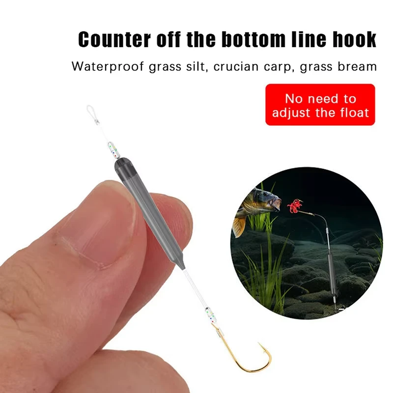 

Silver Fishing Line Hook Anti-separation Base Sharp Double Hooks Fishing Live Bait Keeper Barbs Sport And Entertainment