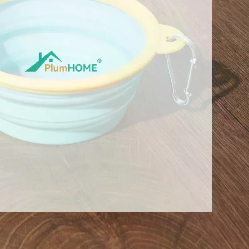 Foldable Dog Bowl - Portable Travel Pet Food And Water Bowl With Hook Clamp, Foldable Feeding Plate, For Dogs And Cats 350ml