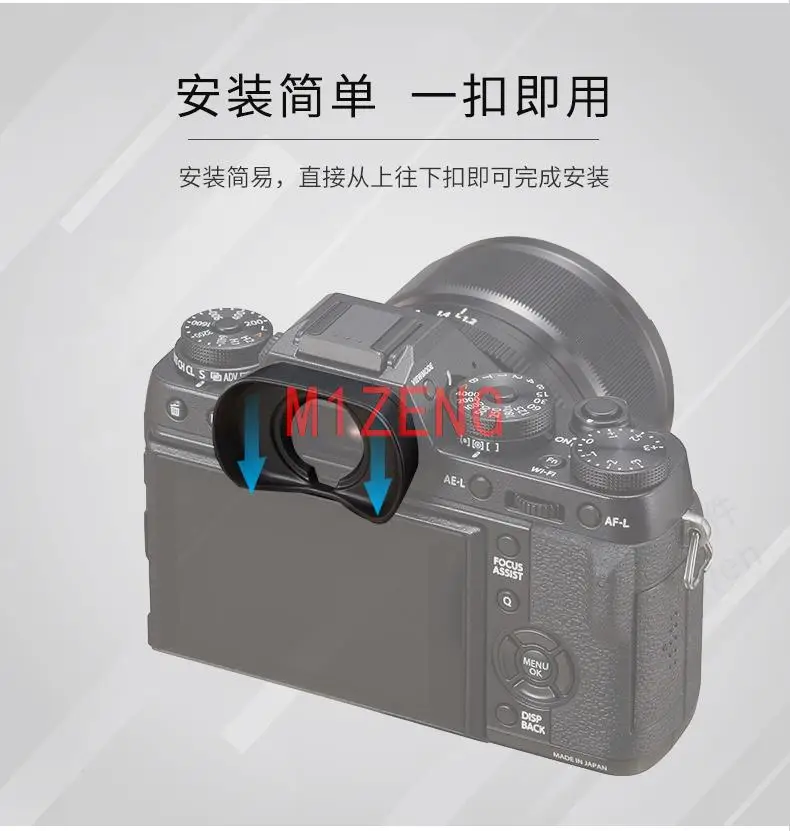 EC-XT L oculare oculare oculare mirino per fujifilm xt1 xt2 xt3 xt4 xh1 x-t4/3/2/1 GFX-50S GFX100S EC-GFX EC-XT M fotocamera