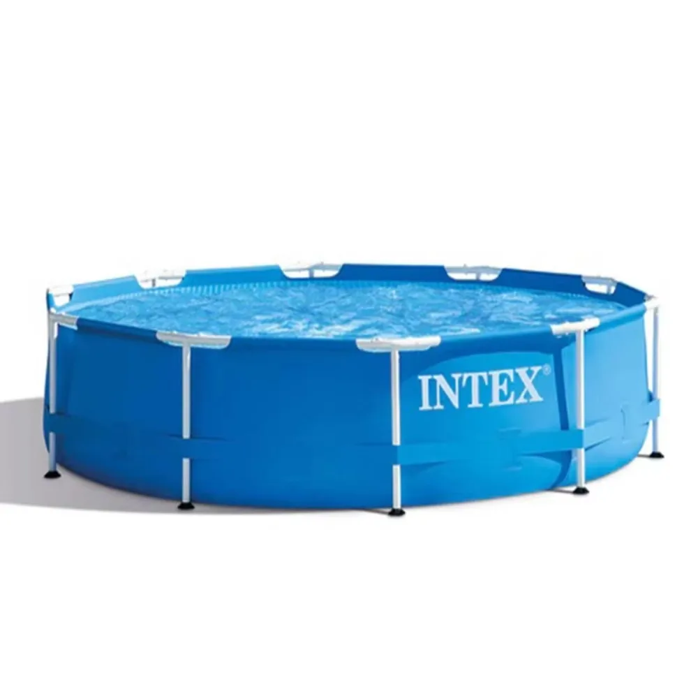 

244 cm * 51cm Summer Metal Frame Swimming Pools Large Above Ground Inflatable Pool