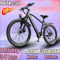 E-bike Aarisk 400W Brushless Motor 36V10AH Lithium Battery Electric Bicycle Adult with NFC Function 24 Inch Tire Electric Bike