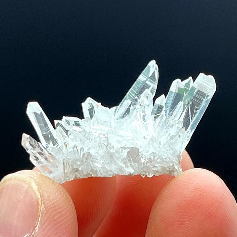 

Natural Limria Water White Crystal Cluster Meditation Energy Healing Stone Home Decoration Mineral Specimen from Colombia