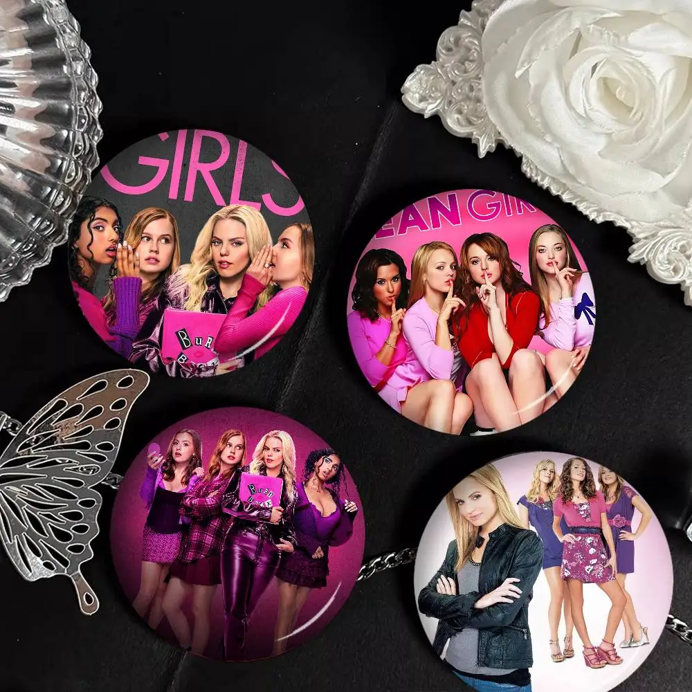 Mean Girls Movie Anime Brooches Cute Cartoon  Badge Jacket Jeans Lapel Pin Gift Accessorie