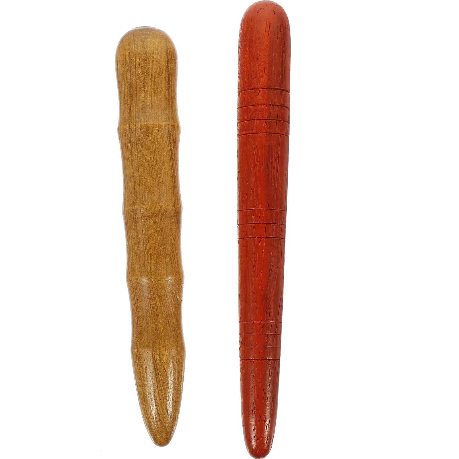 

2 Pcs Acupuncture Stick Manual Massage Tool Point Massager Professional Massaging Foot Wood Pelma Wooden