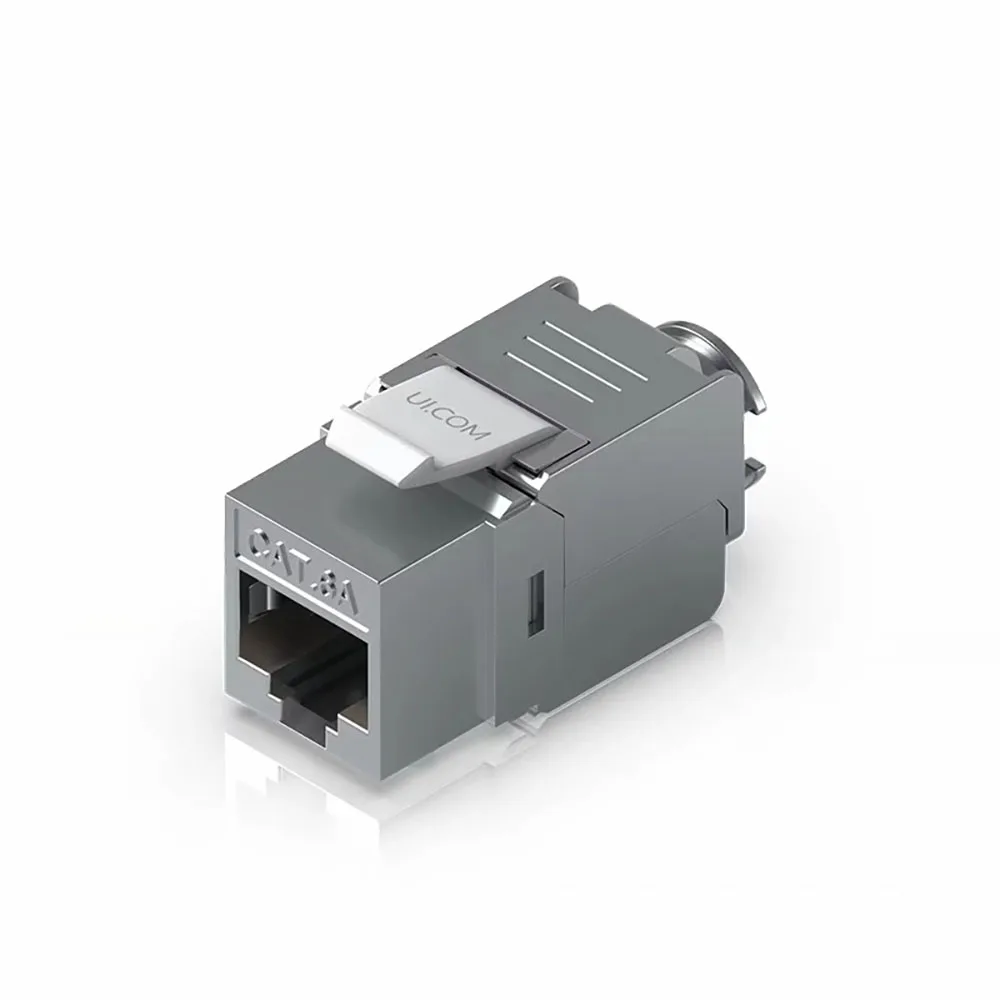 

Keystone Jack Coupler Category 6+Category 6 10 Gigabit RJ45 Universal No Play Through Module UBNT