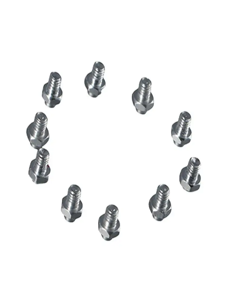 AliExpress 10 pcs Colorful Mountain Bike Aluminum Alloy CNC M4 Pedal Screws Anti-Skid Nail Fixed Stud Bicycle Pedal Bolts